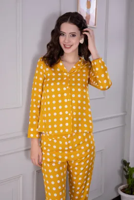 Polka Dot Night suit