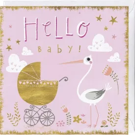 "Hello Baby" Greetings Card