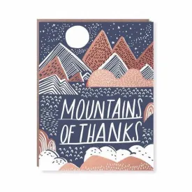 "Mountains of Thanks" Card