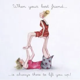 "When Your best Friend...." Greeting Card from Berni Parker