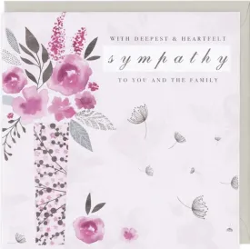 "With Deepest & Heartfelt Sympathy" Card