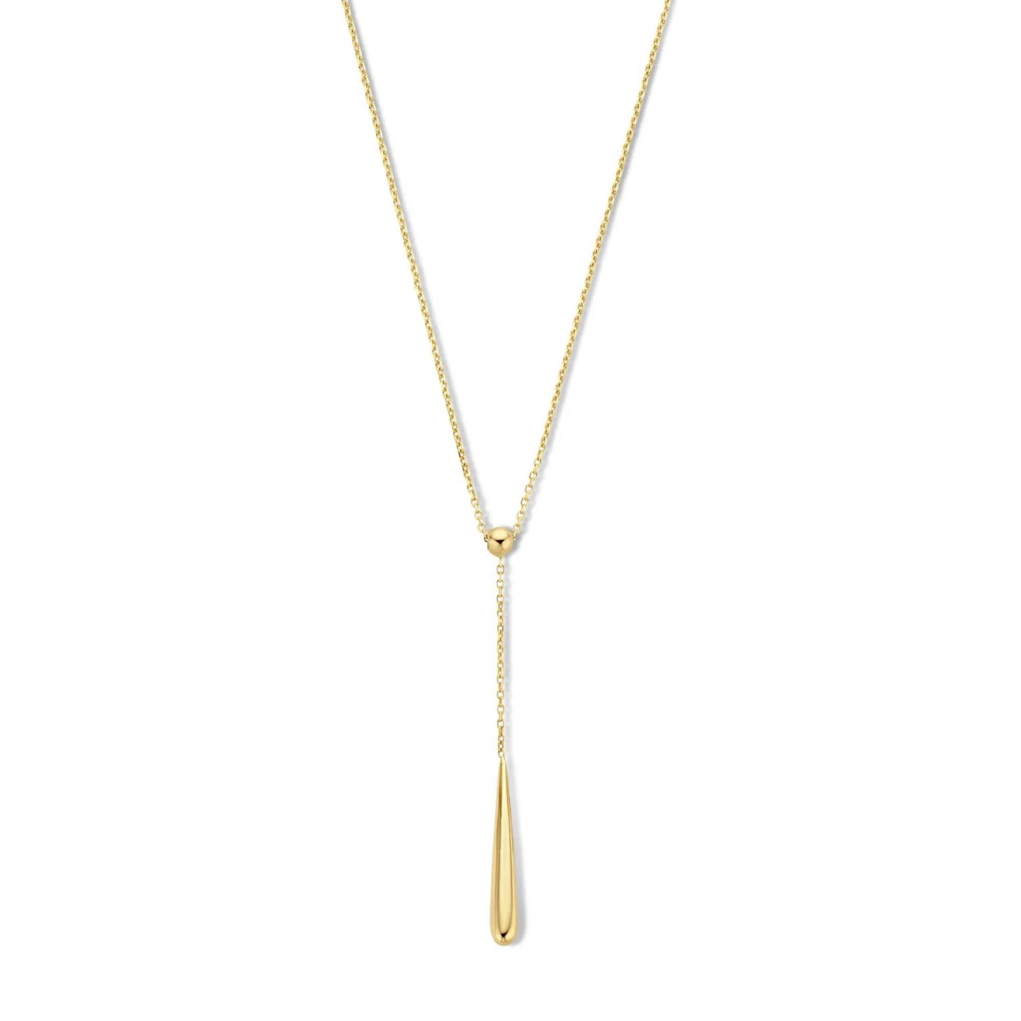 Rivoli Maryn 14 karat gold necklace with rod