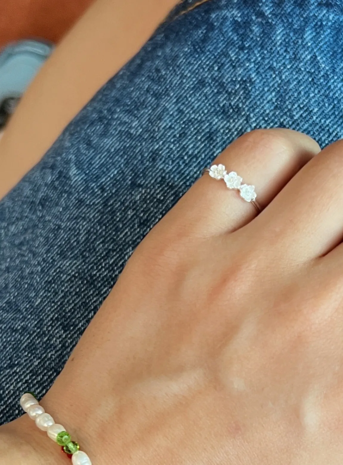 Small Flowers Ring