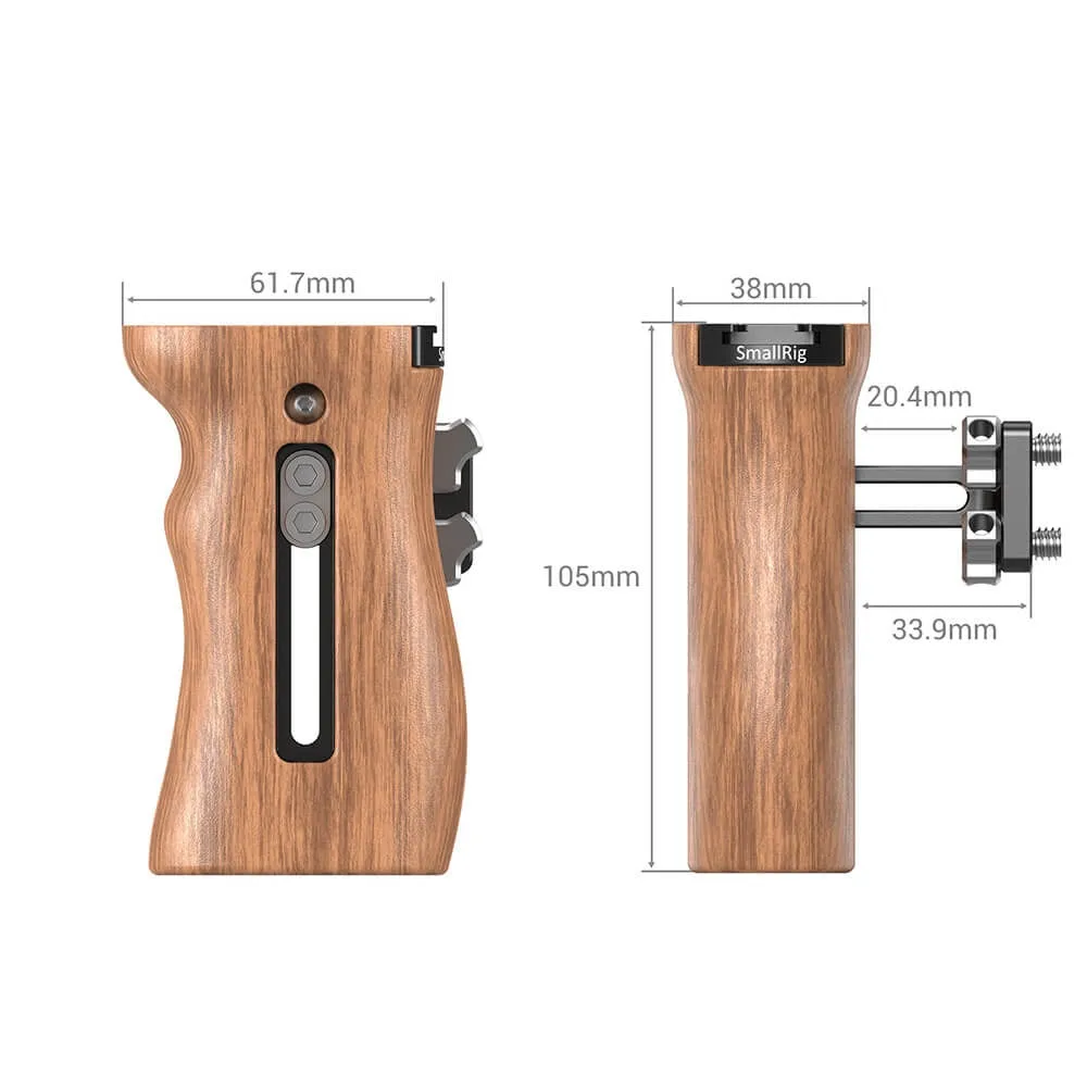 SmallRig Wooden Universal Side Handle HSN2093C