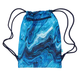 Spencil Ocean Marble Drawstring Sports Bag