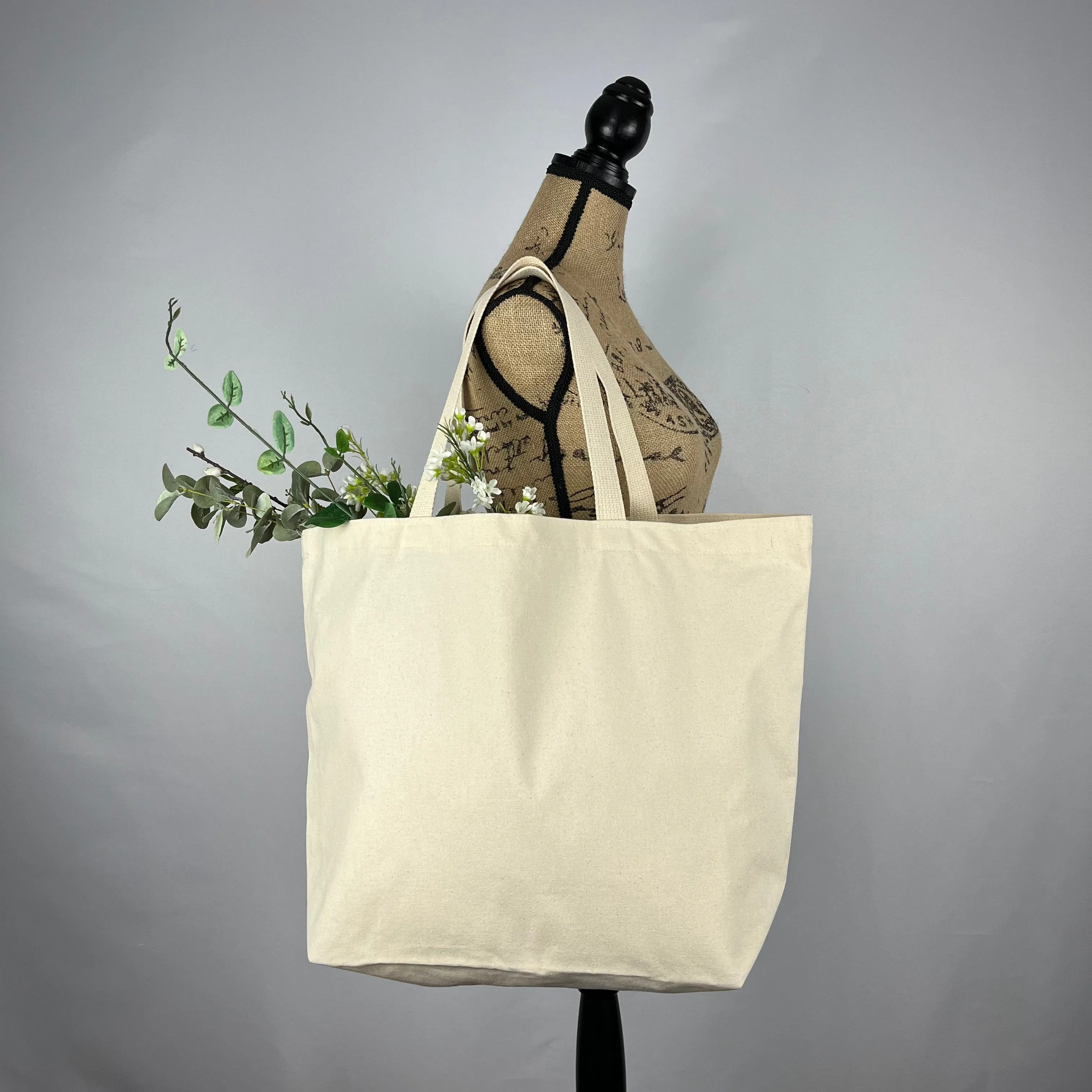 Sustainable Heavy Cotton Canvas Shopping Tote