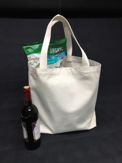 Sustainable Heavy Cotton Canvas Shopping Tote