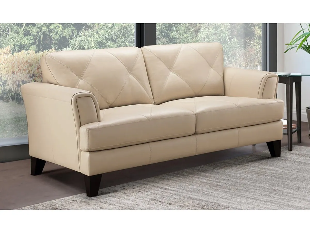 Swinton Leather Loveseat