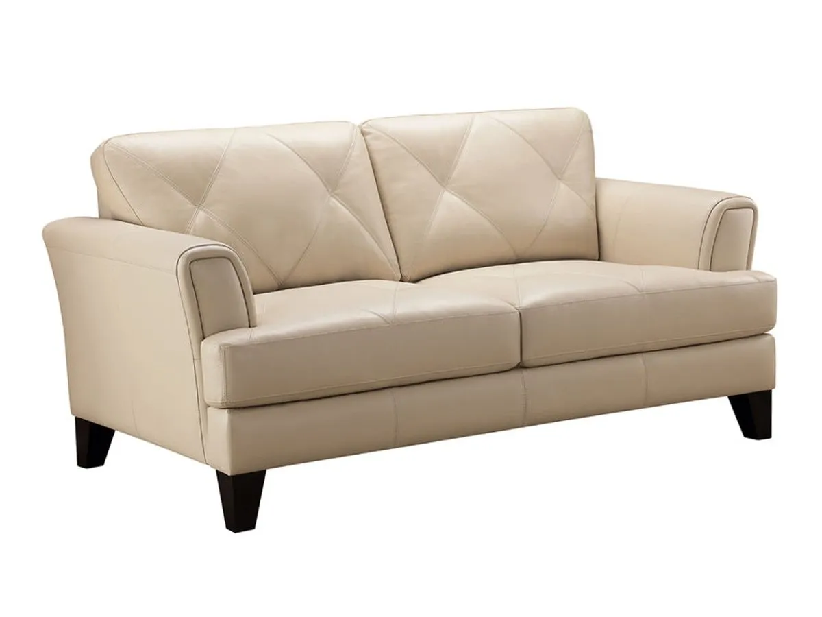 Swinton Leather Loveseat