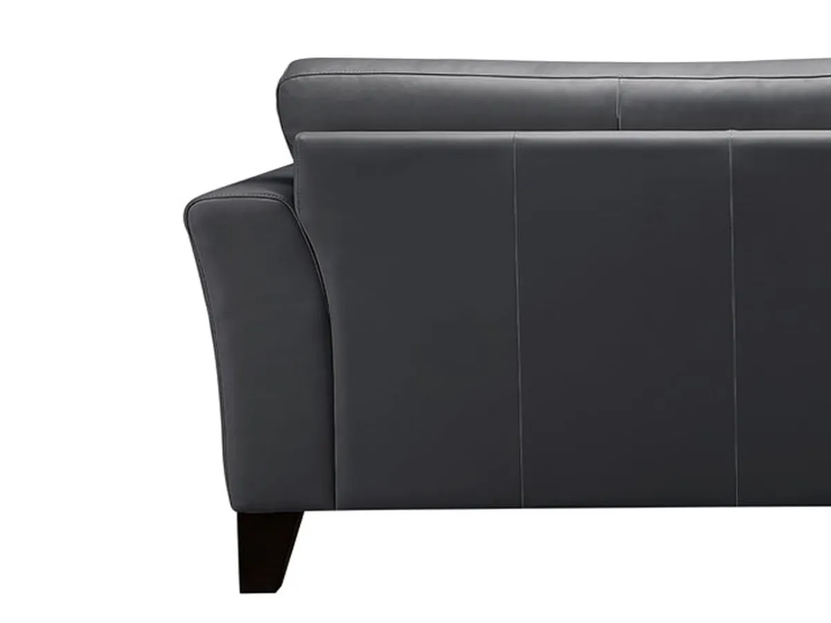 Swinton Leather Loveseat