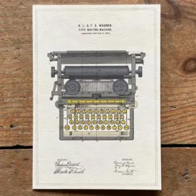 Typewriter - Greeting Card