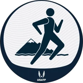 USATF Pictogram Sticker - Trail Run