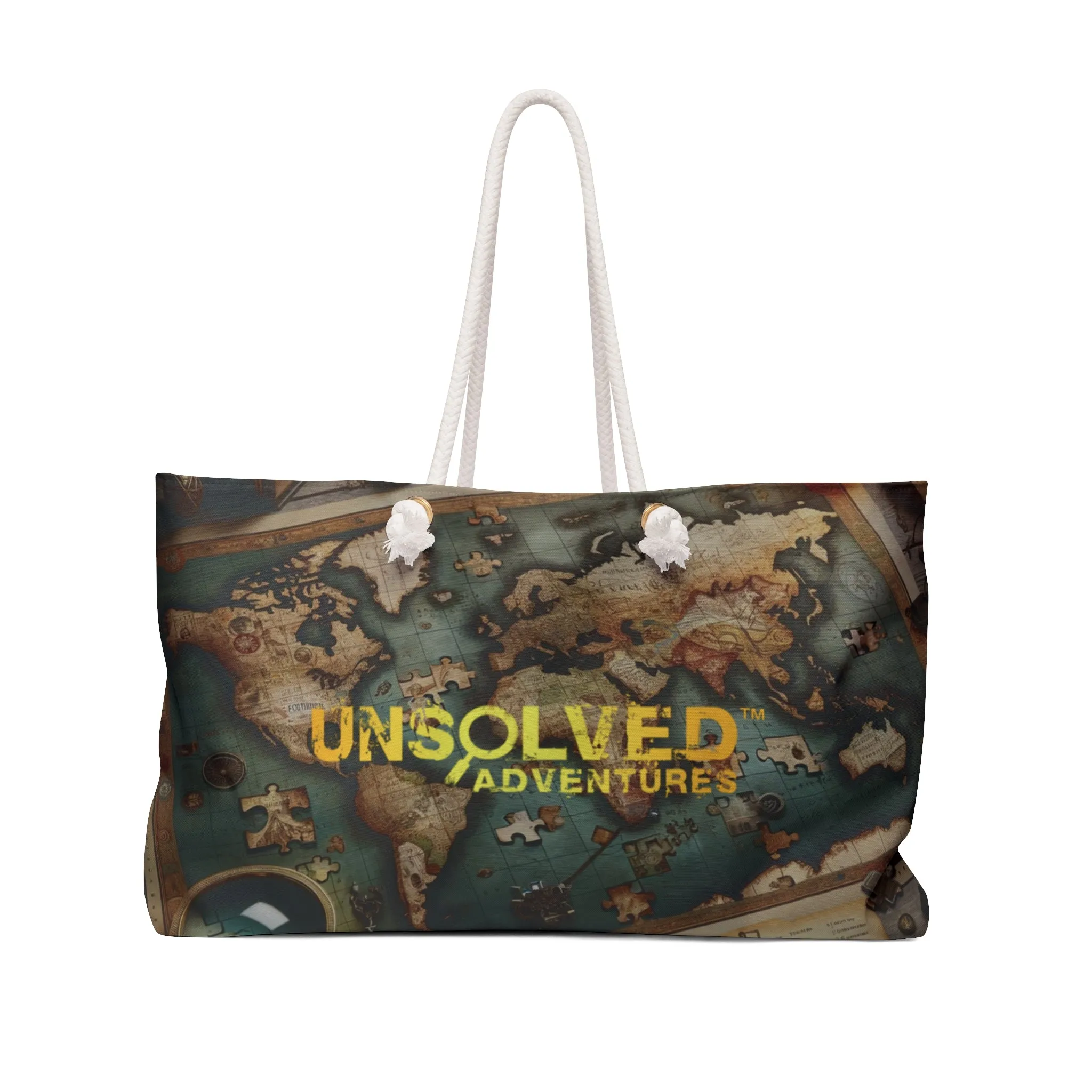 Weekender Bag: Unsolved Adventures - Puzzled Map