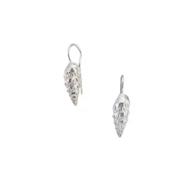 Wild seashell - dangly earrings - silver 925